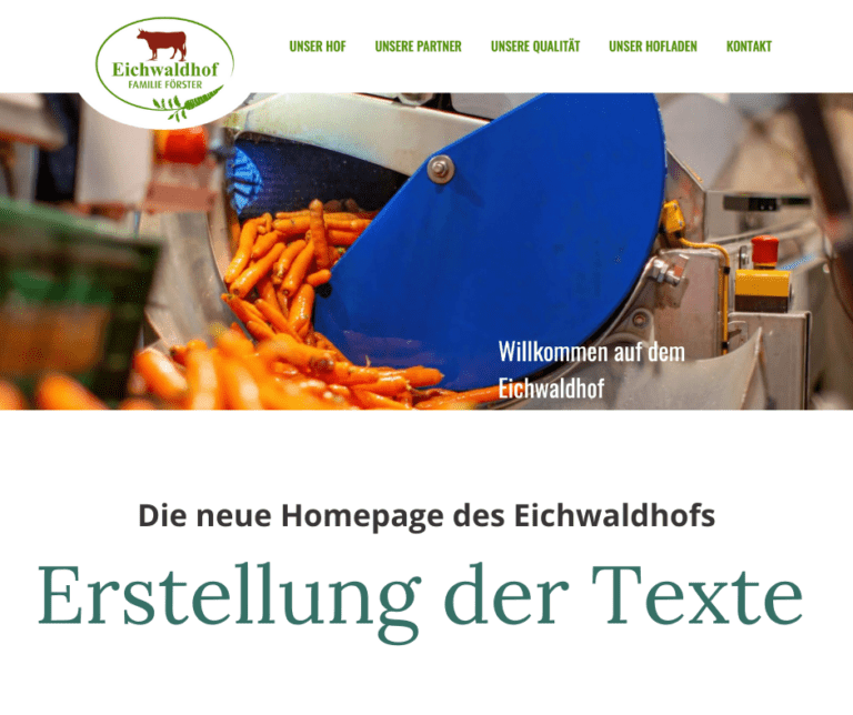 Read more about the article Homepage Eichwaldhof